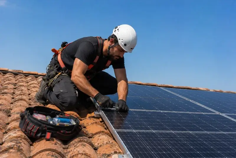 Maintenance et monitoring de panneaux solaires à Haimps