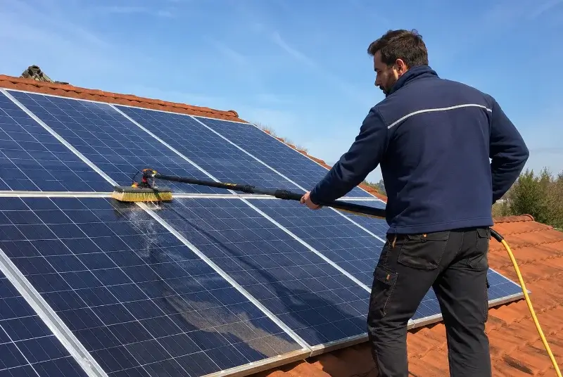 Nettoyage et entretien de panneaux solaires à Haimps